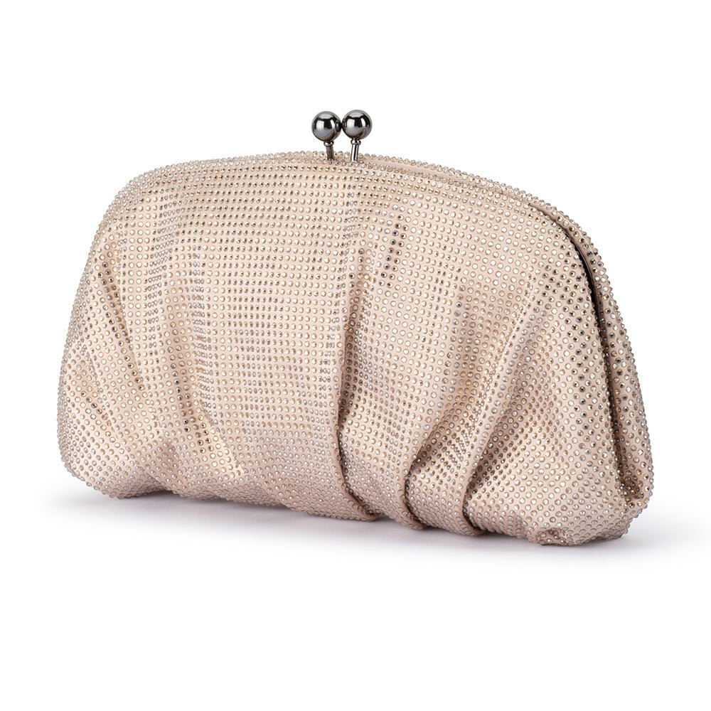 Olga Berg ARIA Frame Purse (Natural)