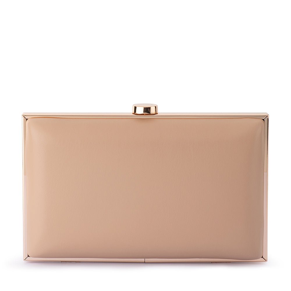Olga Berg ARIELLA Slimline Clutch (Natural)