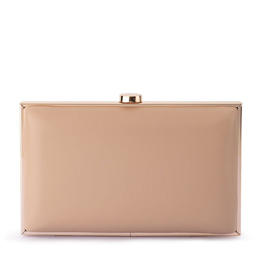 Olga Berg ARIELLA Slimline Clutch (Natural)