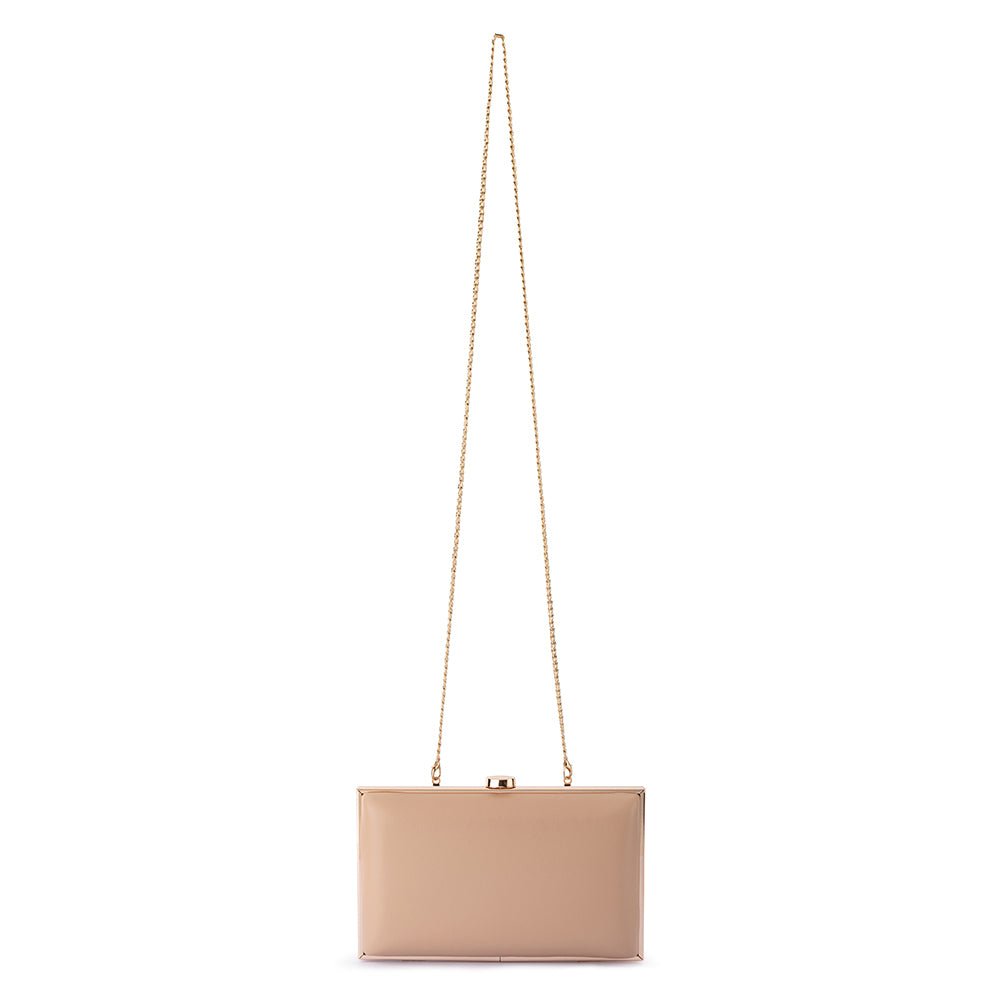 Olga Berg ARIELLA Slimline Clutch (Natural)