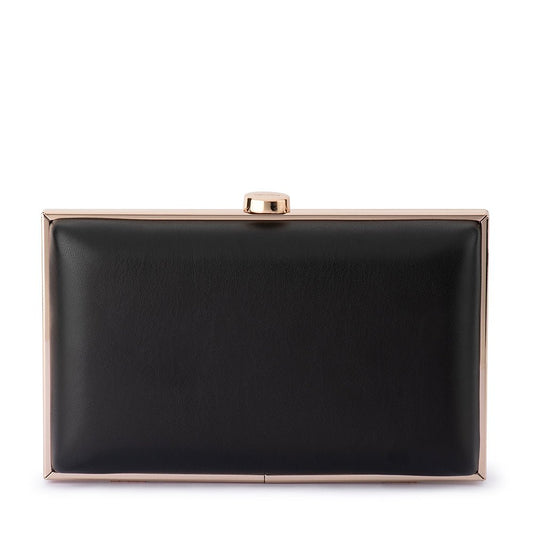 Olga Berg ARIELLA Slimline Clutch (Black)