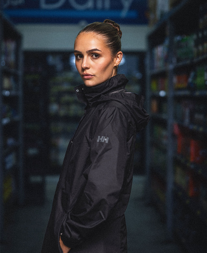 Helly Hansen W ADEN LONG JACKET (Black)