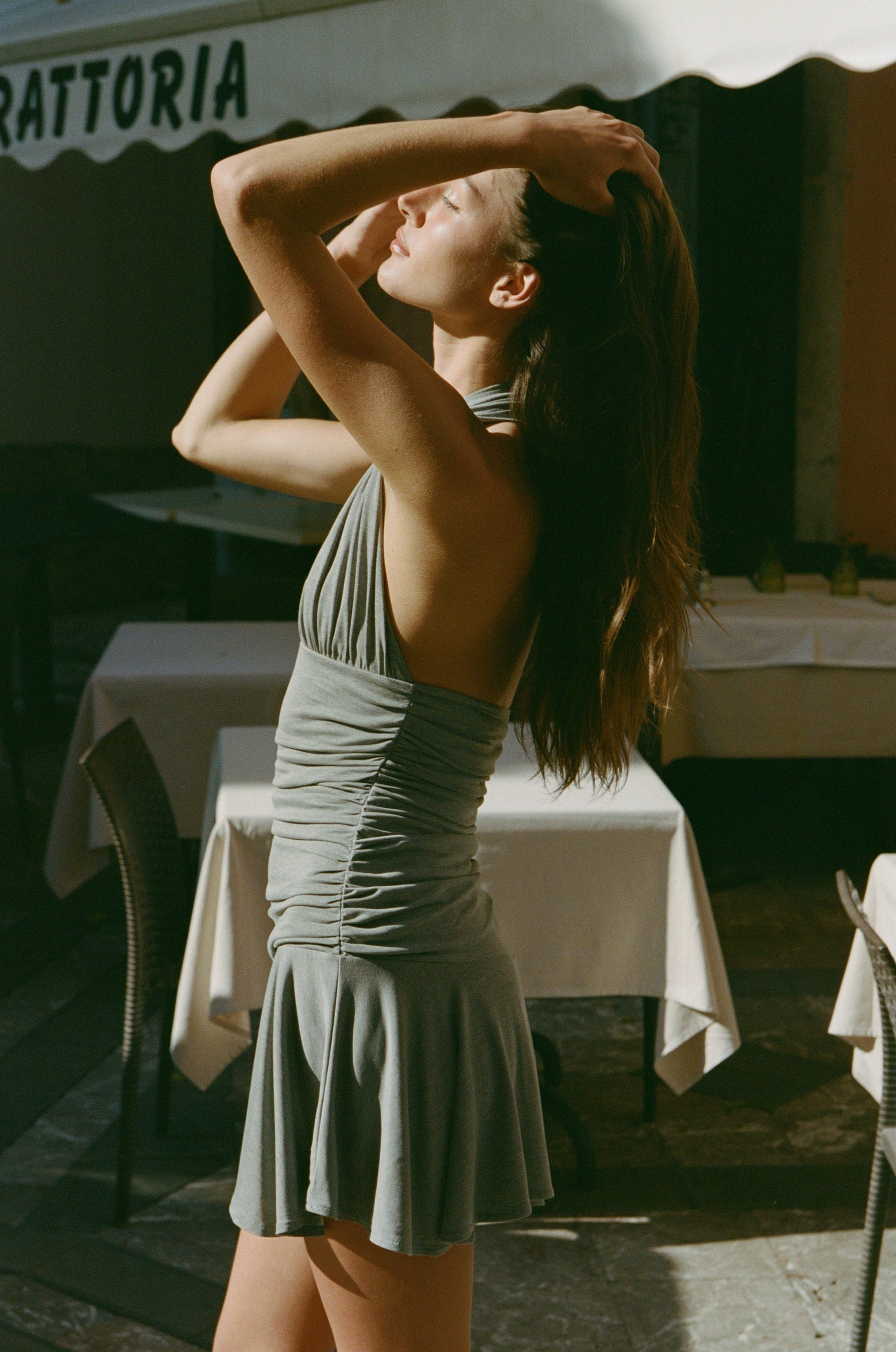 Image of Dresses. Product name - Astoria Dress in Grey colour by brand - With Jéan