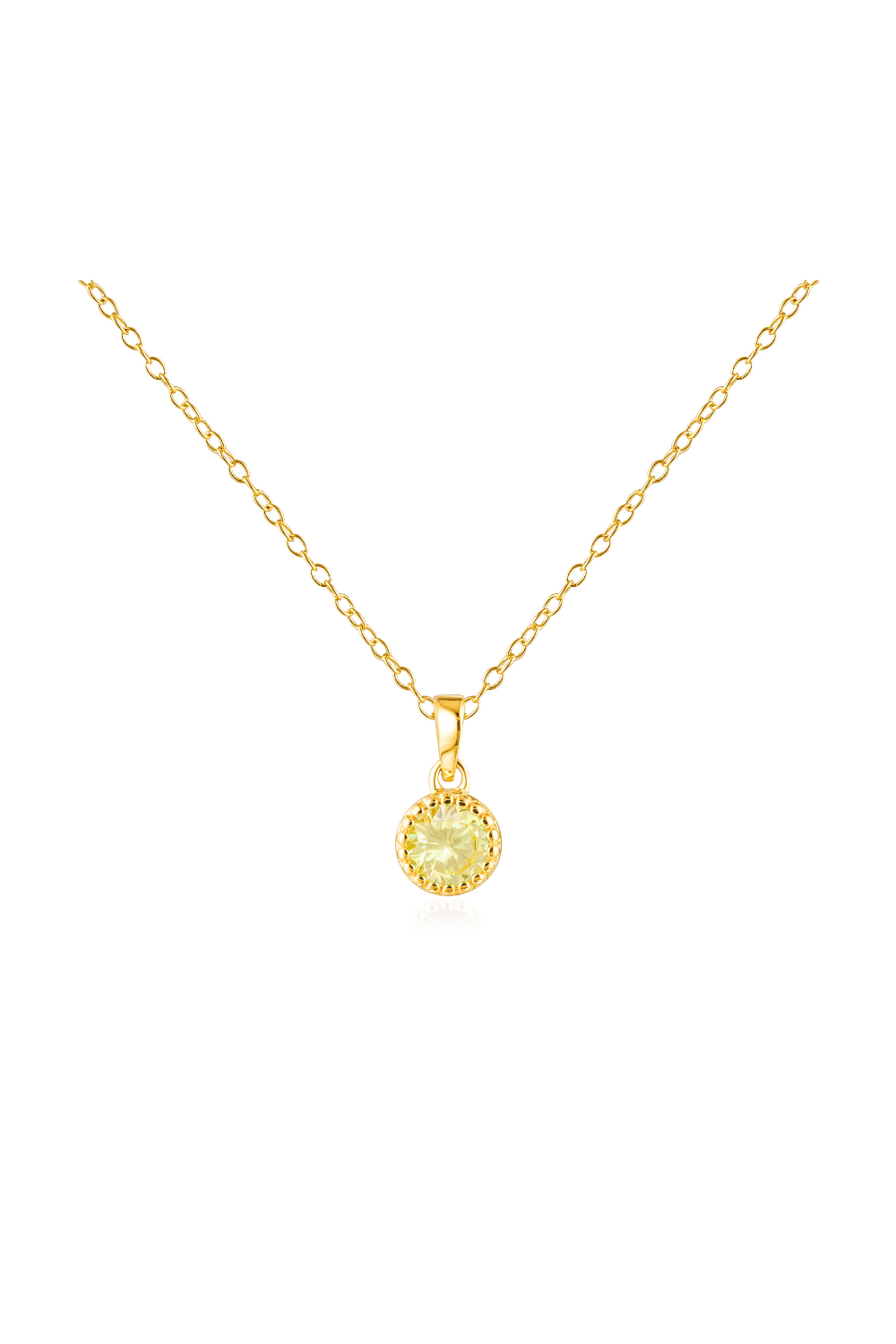 Image of Necklaces. Productname: Jewel Citizen | Birthstone Necklace | August in Stone colour by brand - Jewel Citizen