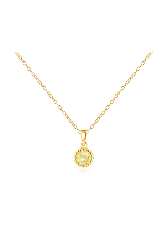 Image of Necklaces. Productname: Jewel Citizen | Birthstone Necklace | August in Stone colour by brand - Jewel Citizen