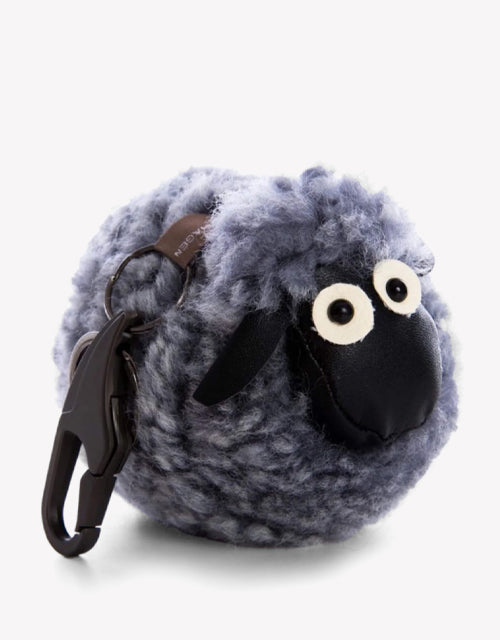 Auskin Sw Curly Key Ring Sheep (Grafit)