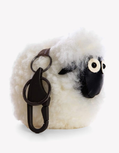 Image of Keychains. Product name - Auskin Sw Curly Key Ring Sheep in Grafit colour by brand - Auskin