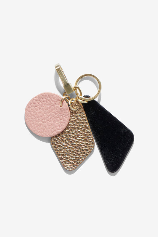 Image of Keychains. Product name - AVA KEYRING BLUSH in Blush colour by brand - KINNON