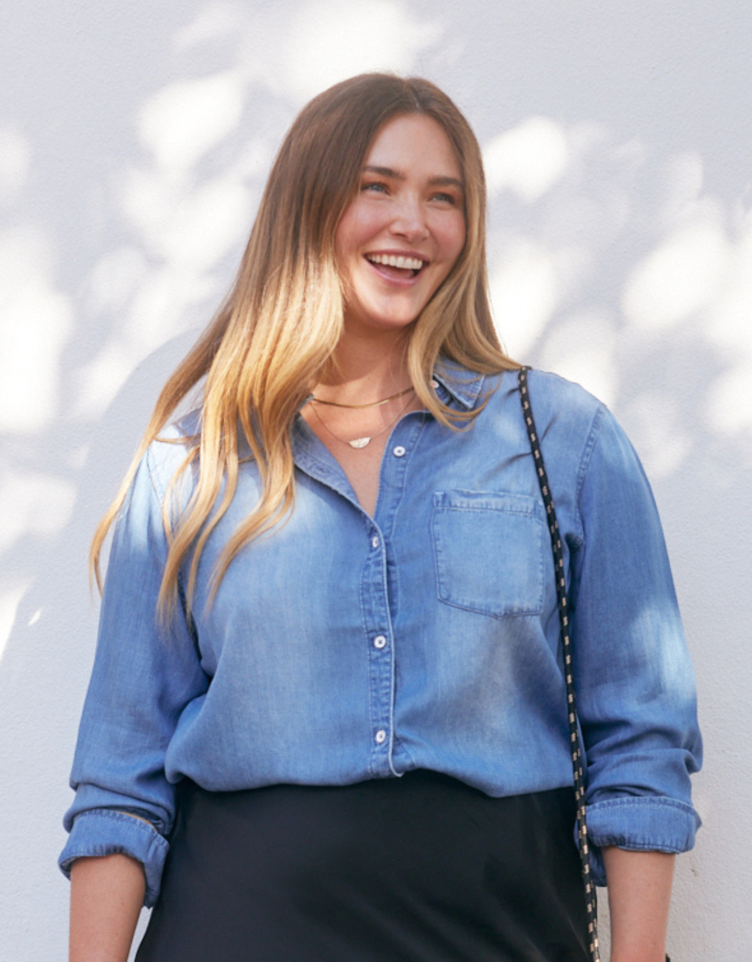 White & Co. Ava Vintage Shirt (Denim)