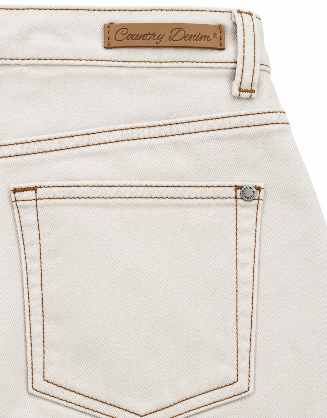 132 Fashion Lucie Denim Short (Off White)