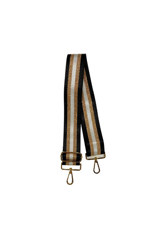 Kabana Stripe Bag Strap (Black)