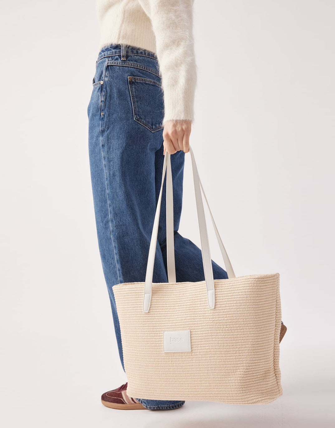 Image of Accessories. Productname: Panier Base Bag - in Chalk colour by brand - Base Supply