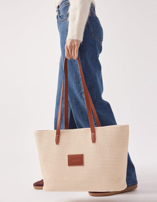Image of Accessories. Product name - Panier Base Bag Tan in Tan colour by brand - Base Supply