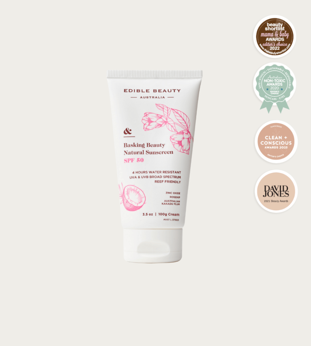 Edible Basking Beauty Natural Sunscreen SPF50