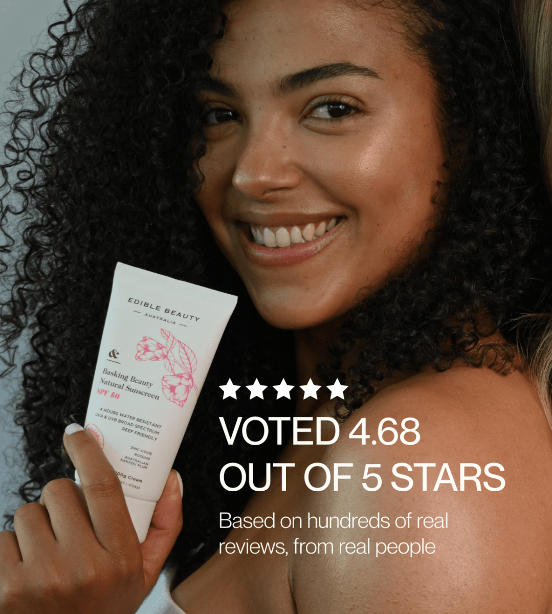 Edible Basking Beauty Natural Sunscreen SPF50