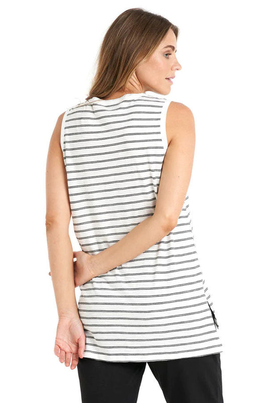 Kabana Betty Basics | Audrey Tank Stripe (Black)