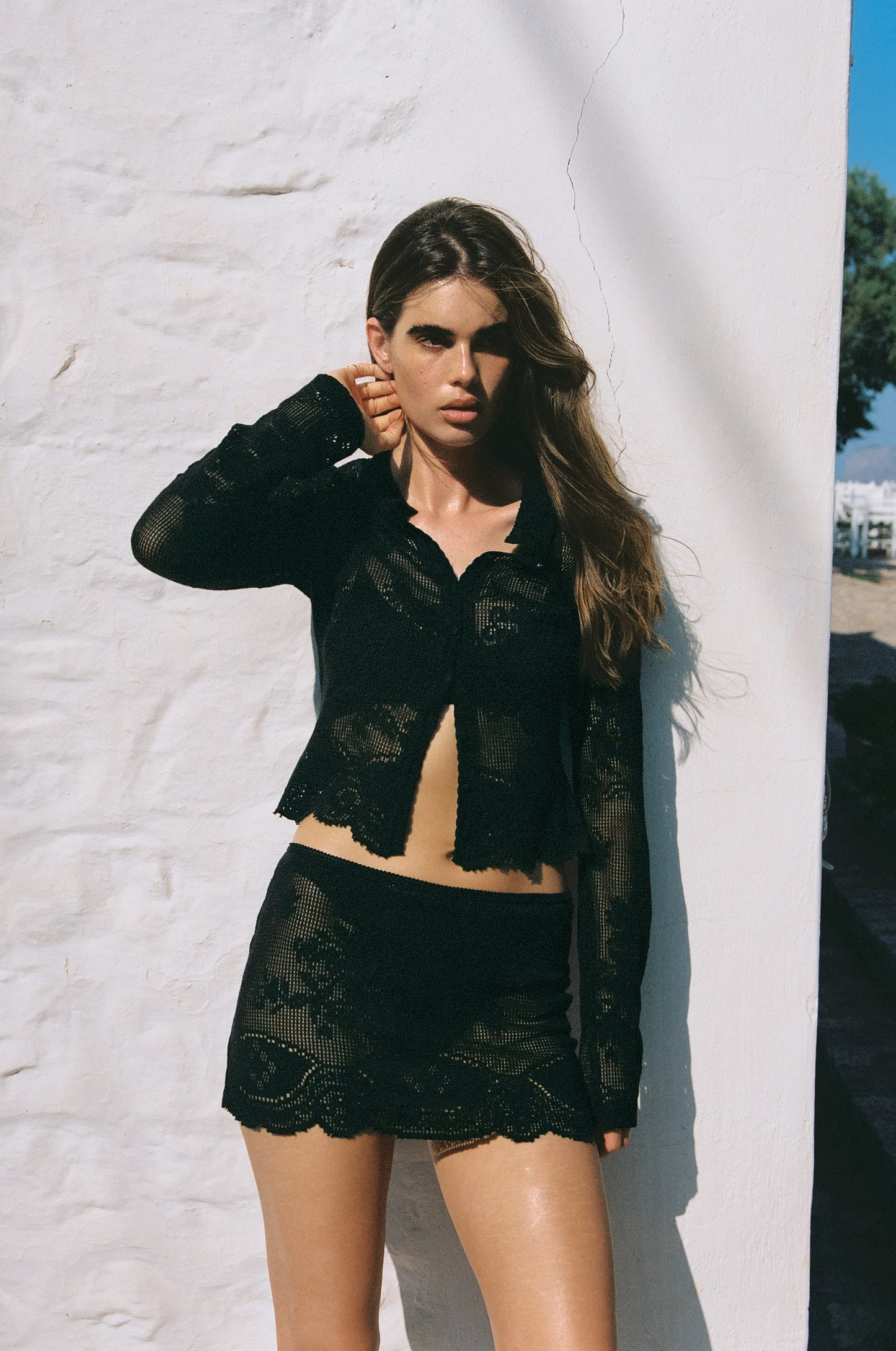 Belinda Skirt (Black Lace)