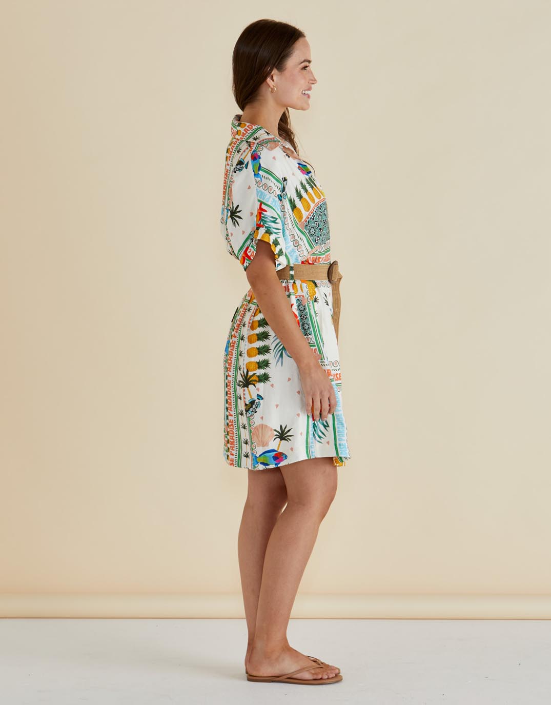 Archer Dress - (Paradise Print)