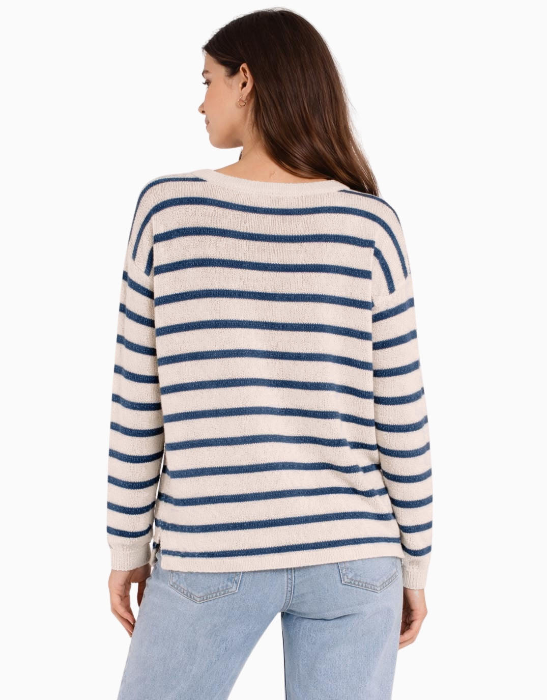 Betty Basics Bradford Knit Top (Nautical Blue)