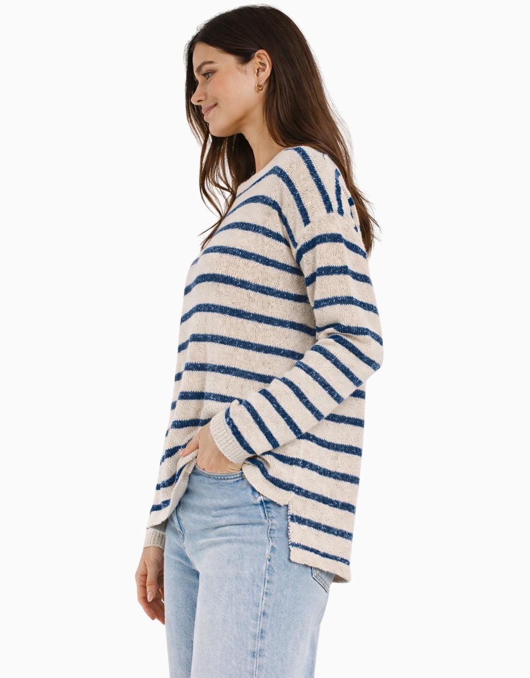 Betty Basics Bradford Knit Top (Nautical Blue)