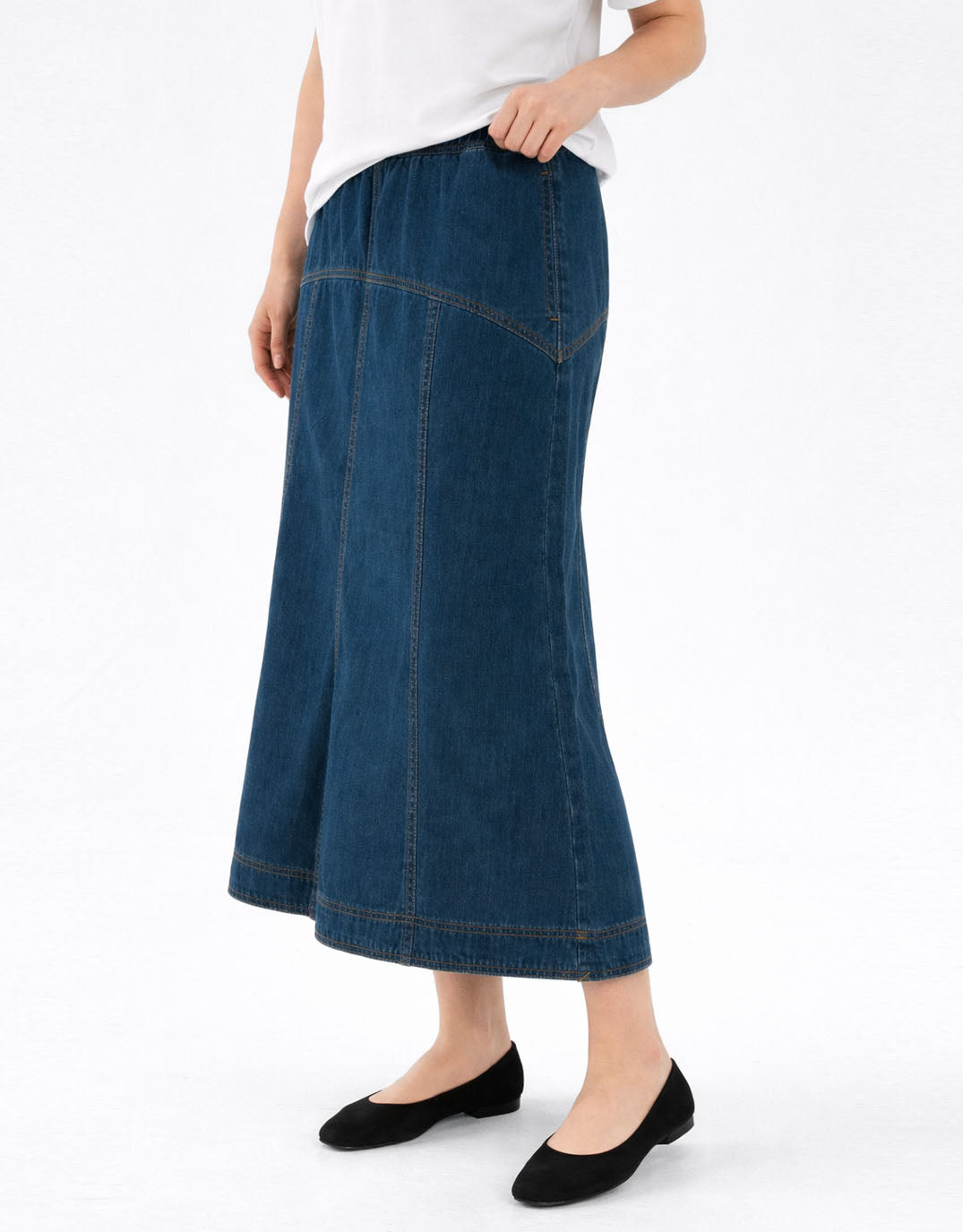Betty Basics Dayton Skirt (Dark Vintage Wash)