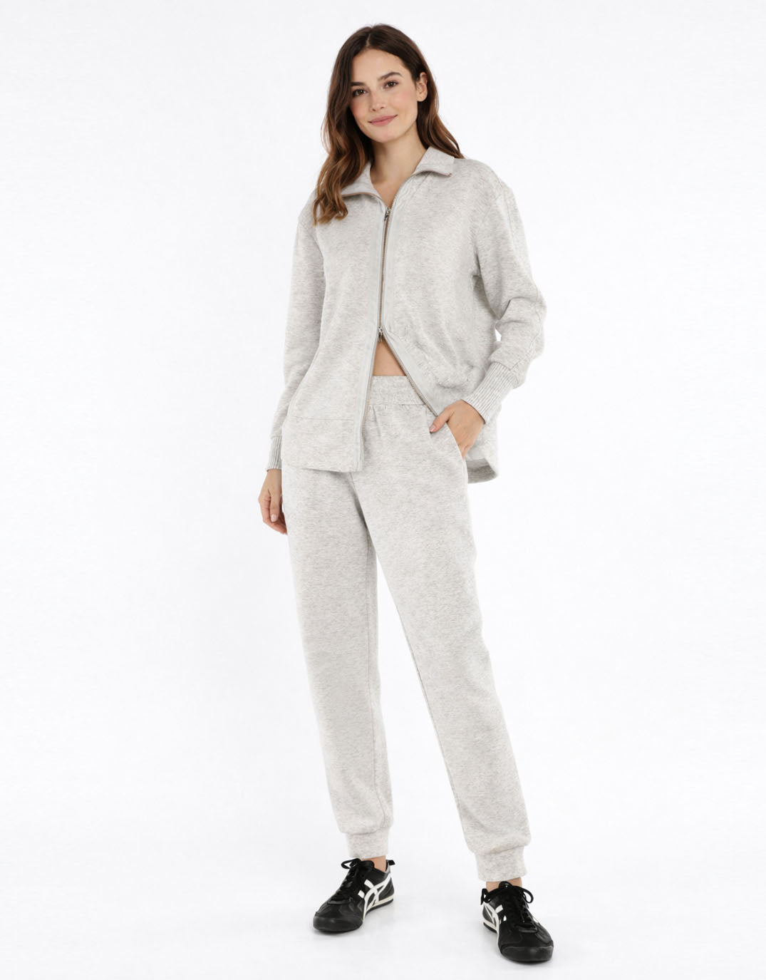Betty Basics Sabina Trackpant (Grey Marle)