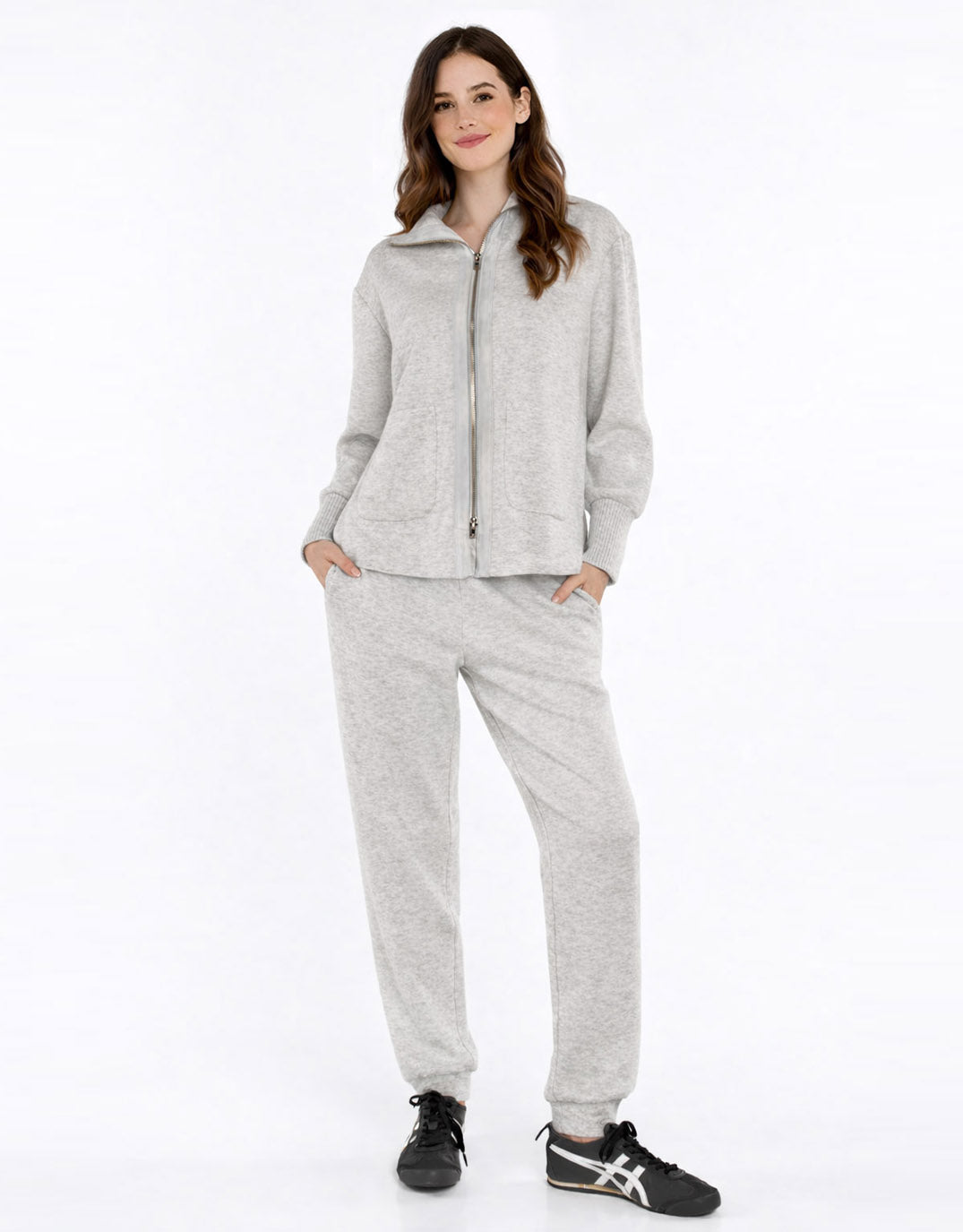 Betty Basics Sabina Trackpant (Grey Marle)