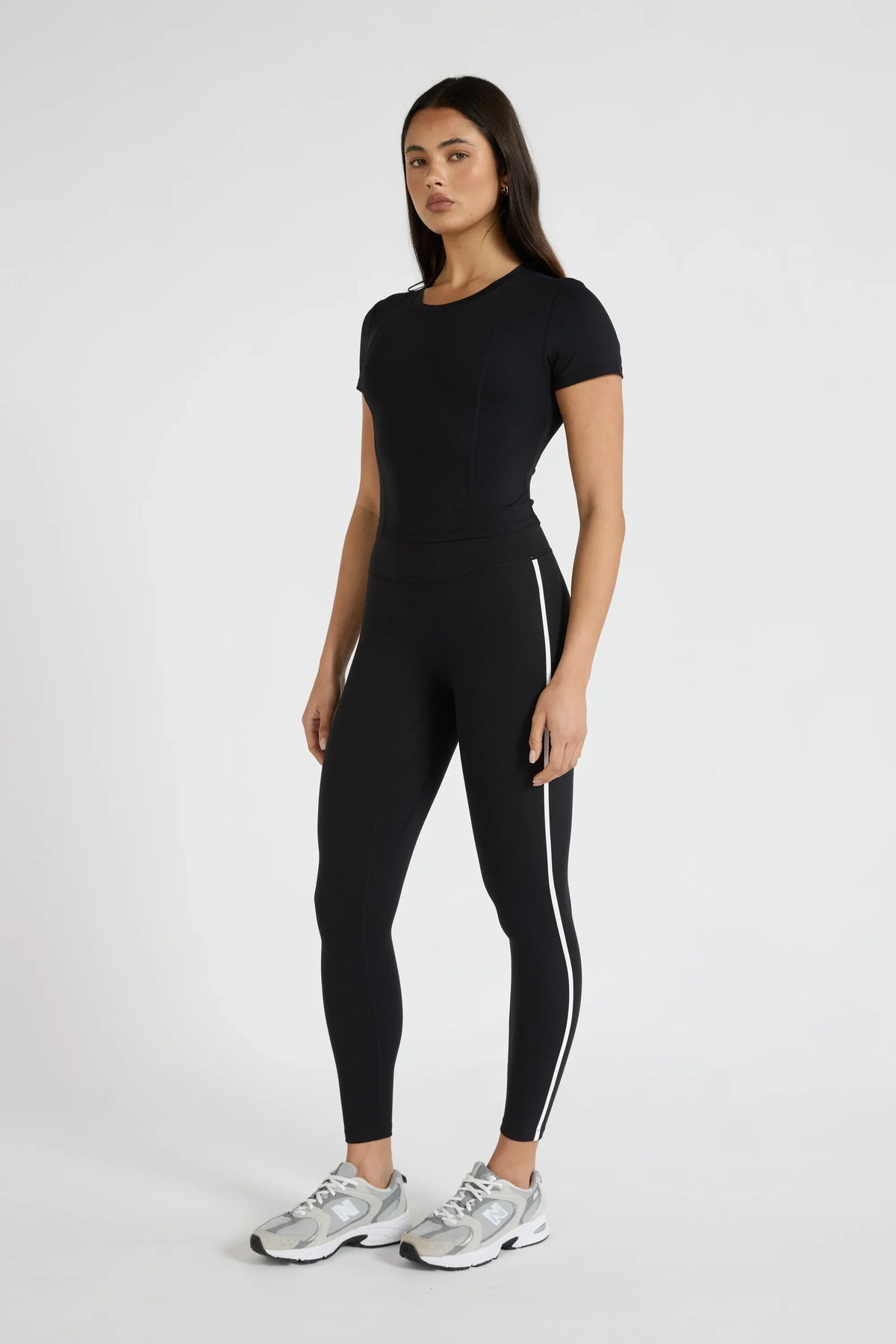 ALLFENIX CloudCore Lite Crop Tee (Black)