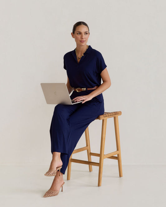 Image of a model wearing Tops. Product name - The Classroom Set in Default Title colour by brand - Lou Lou