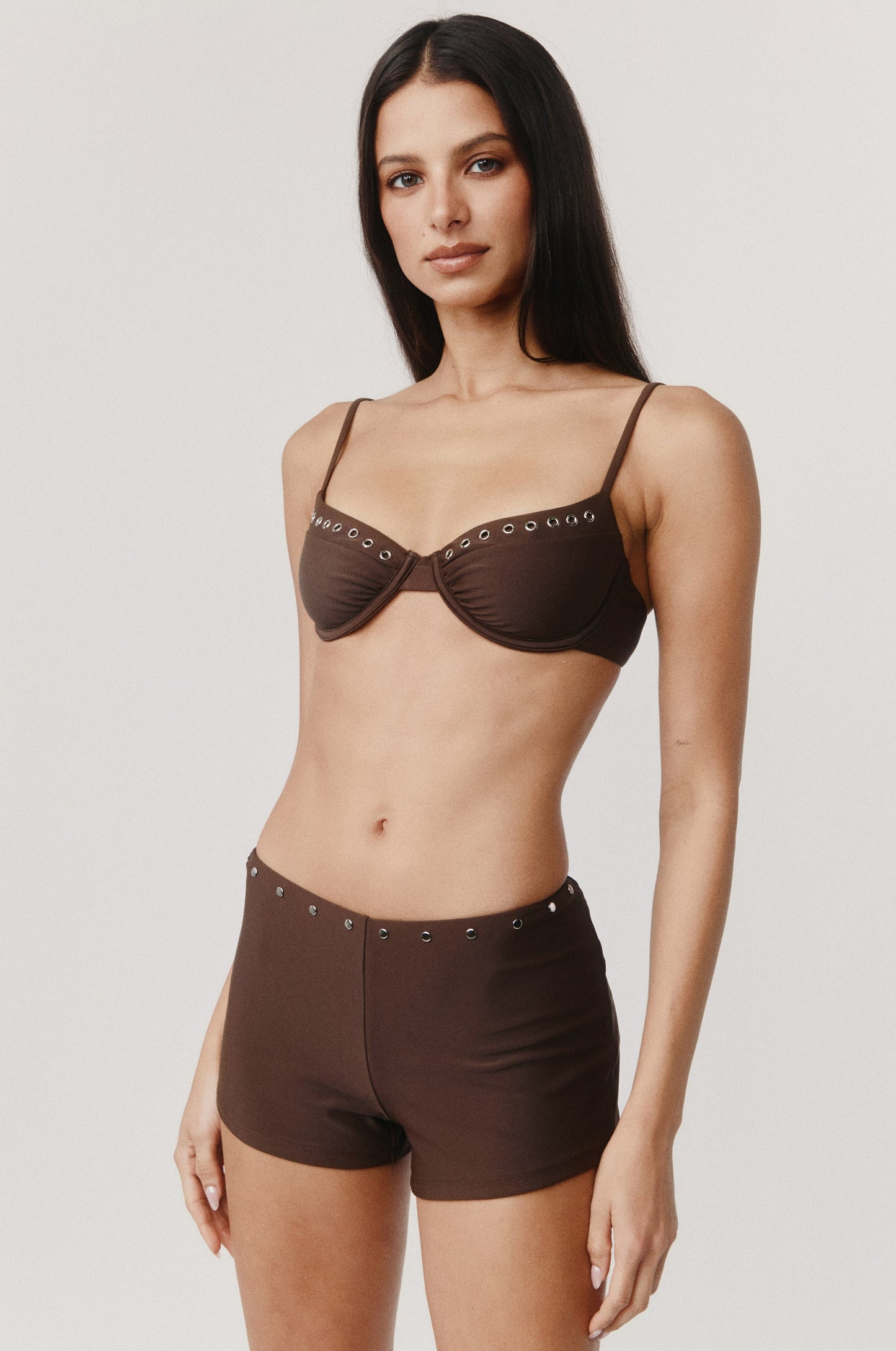 Birdie Swim Shorts (Chocolate)