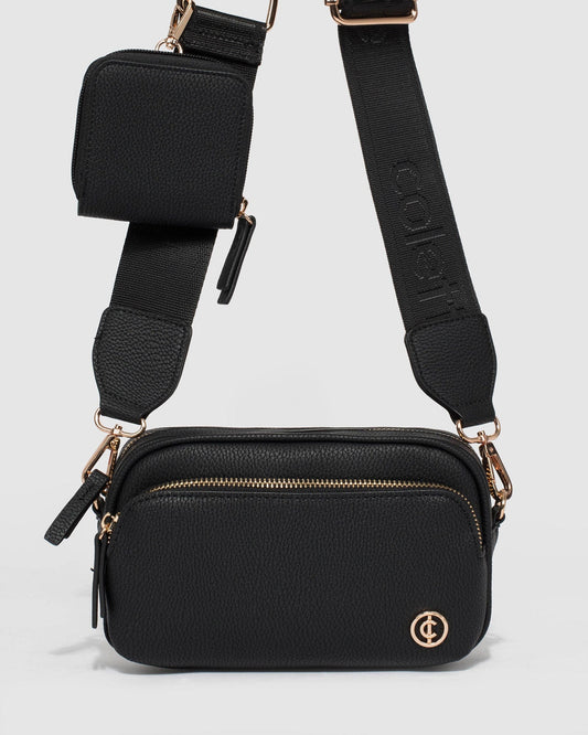 Colette And Gold Amalia Crossbody Bag (Black)