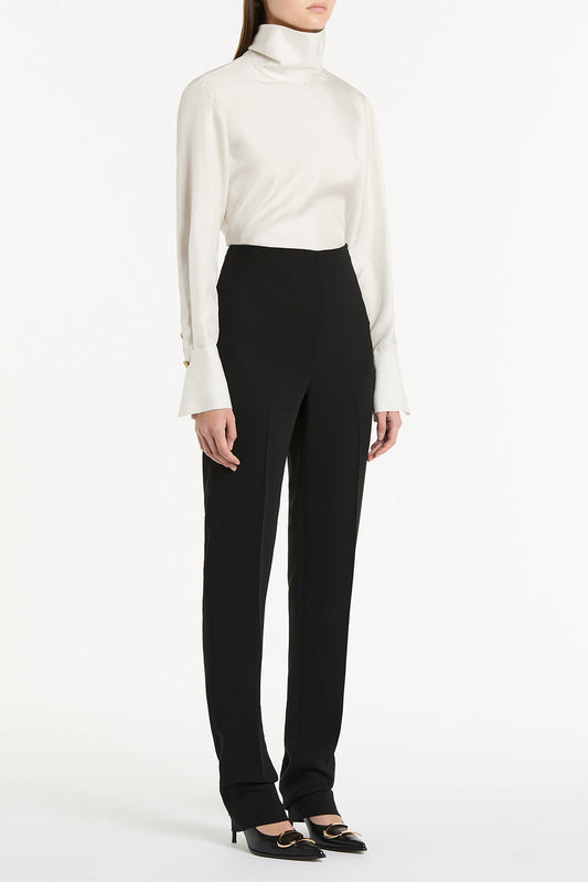 Carla Zampatti Crepe Slim Classic Pant (Black)