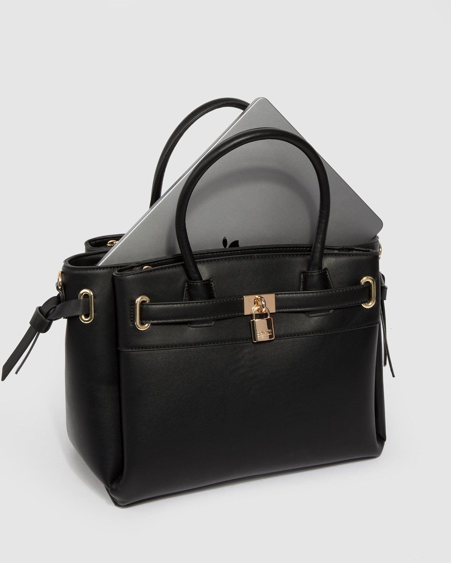 Colette by Colette Hayman Elora Tie Tassel Tote Bag (Black)
