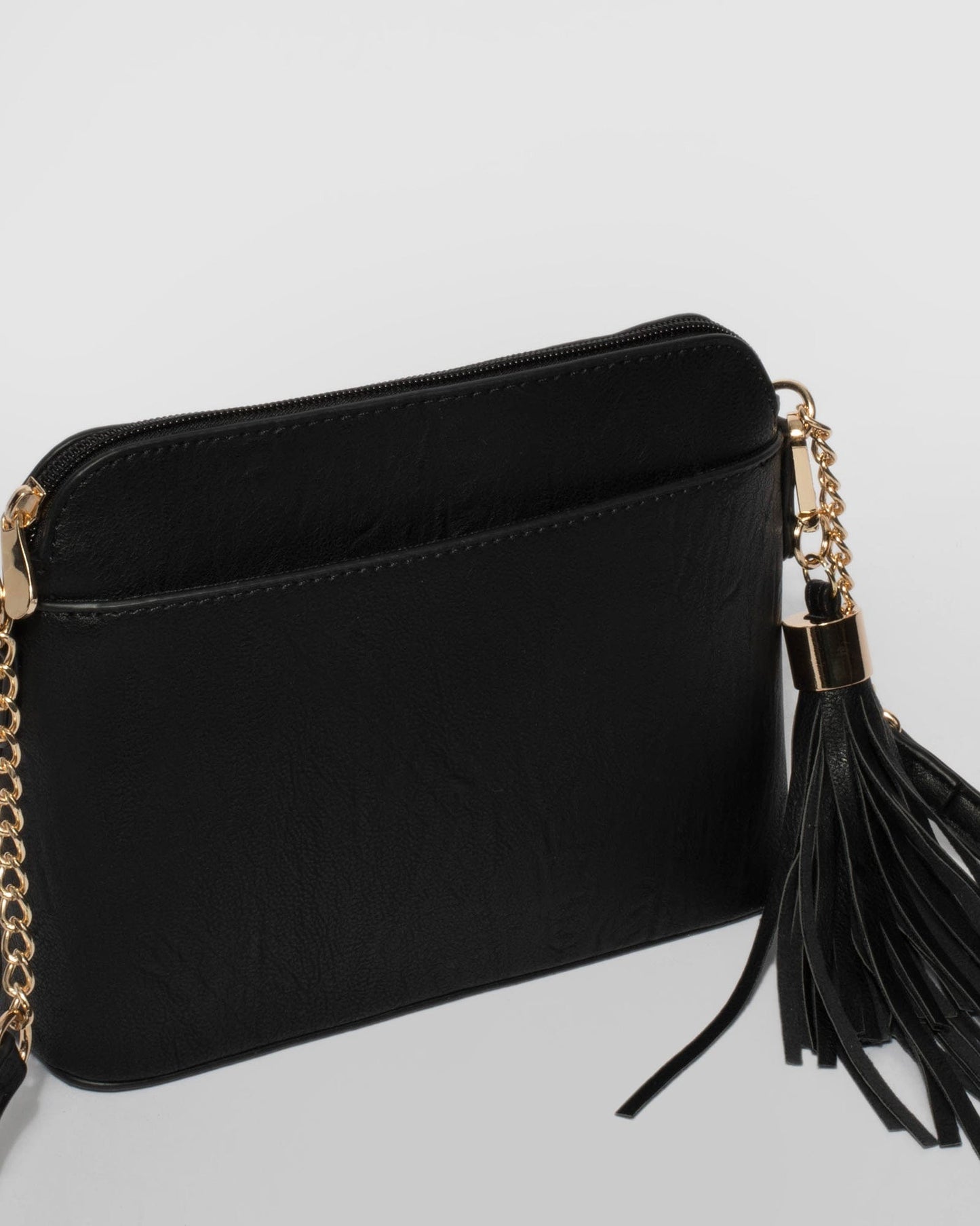 Colette by Colette Hayman Karen Tassel Crossbody Bag (Black)