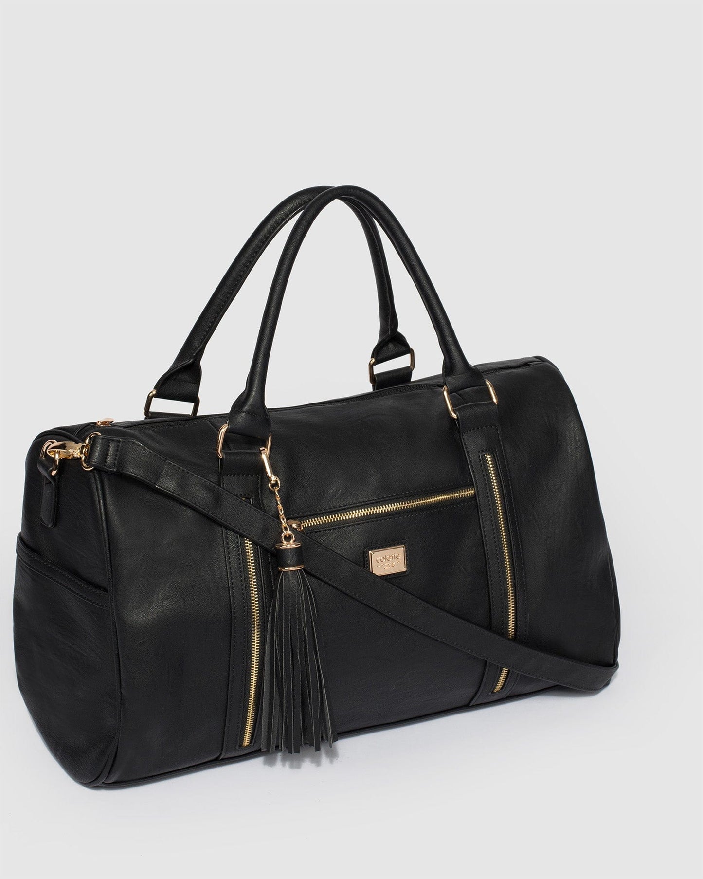 Colette by Colette Hayman Black Kelly Overnight Bag (Print)