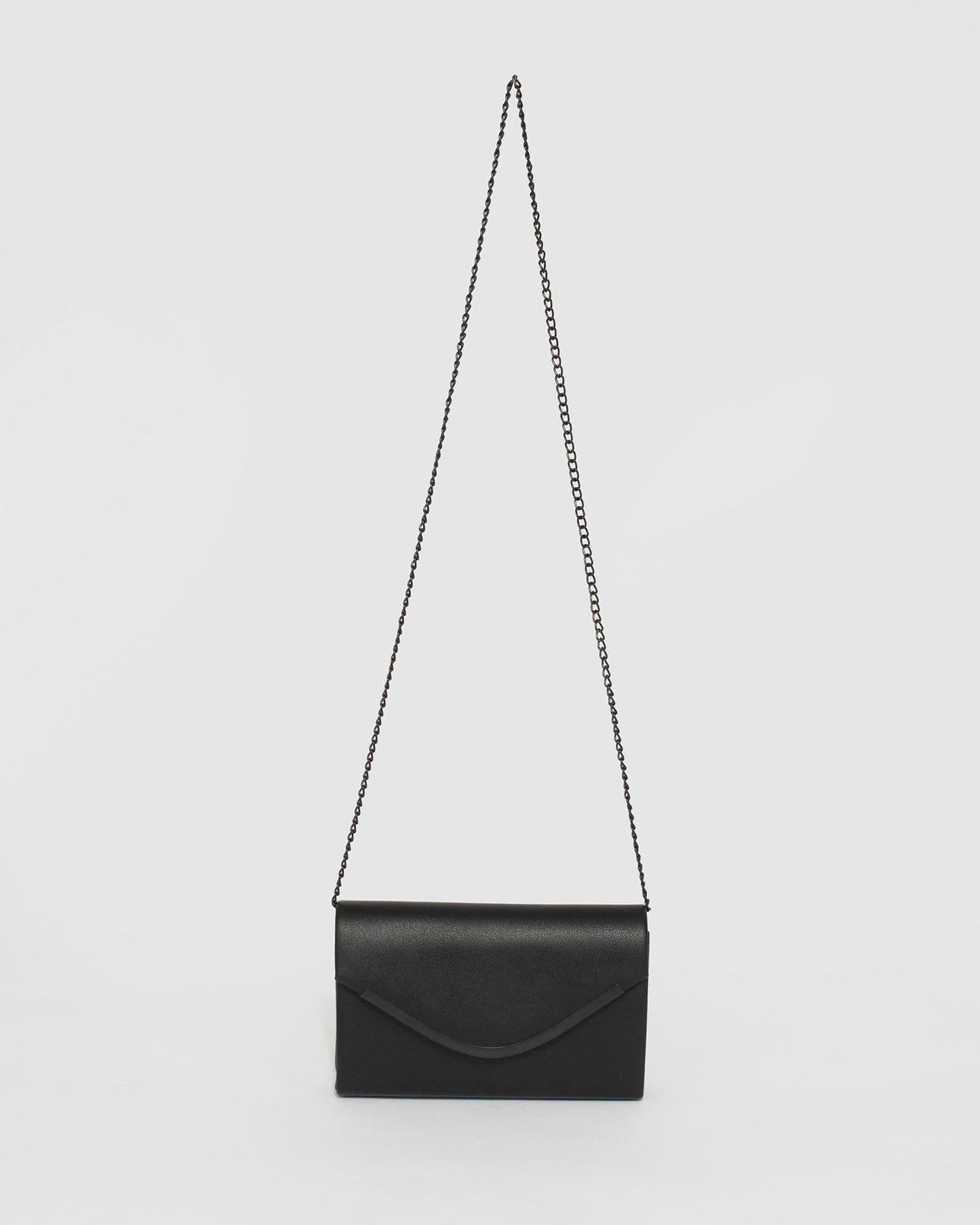 Colette by Colette Hayman Lila Curve Clutch Bag (Black)