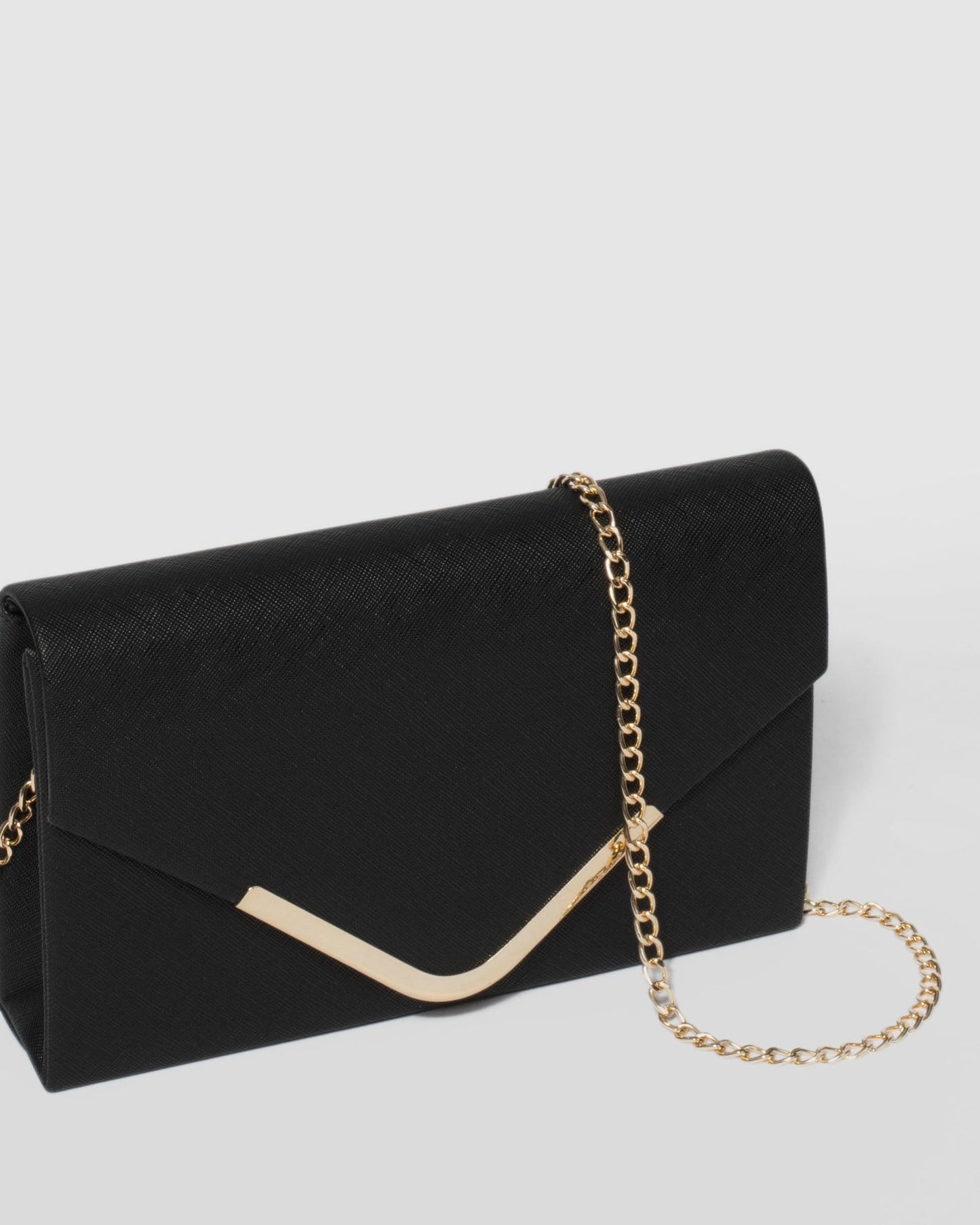 Colette by Colette Hayman Lila Envelope Clutch Bag (Black)
