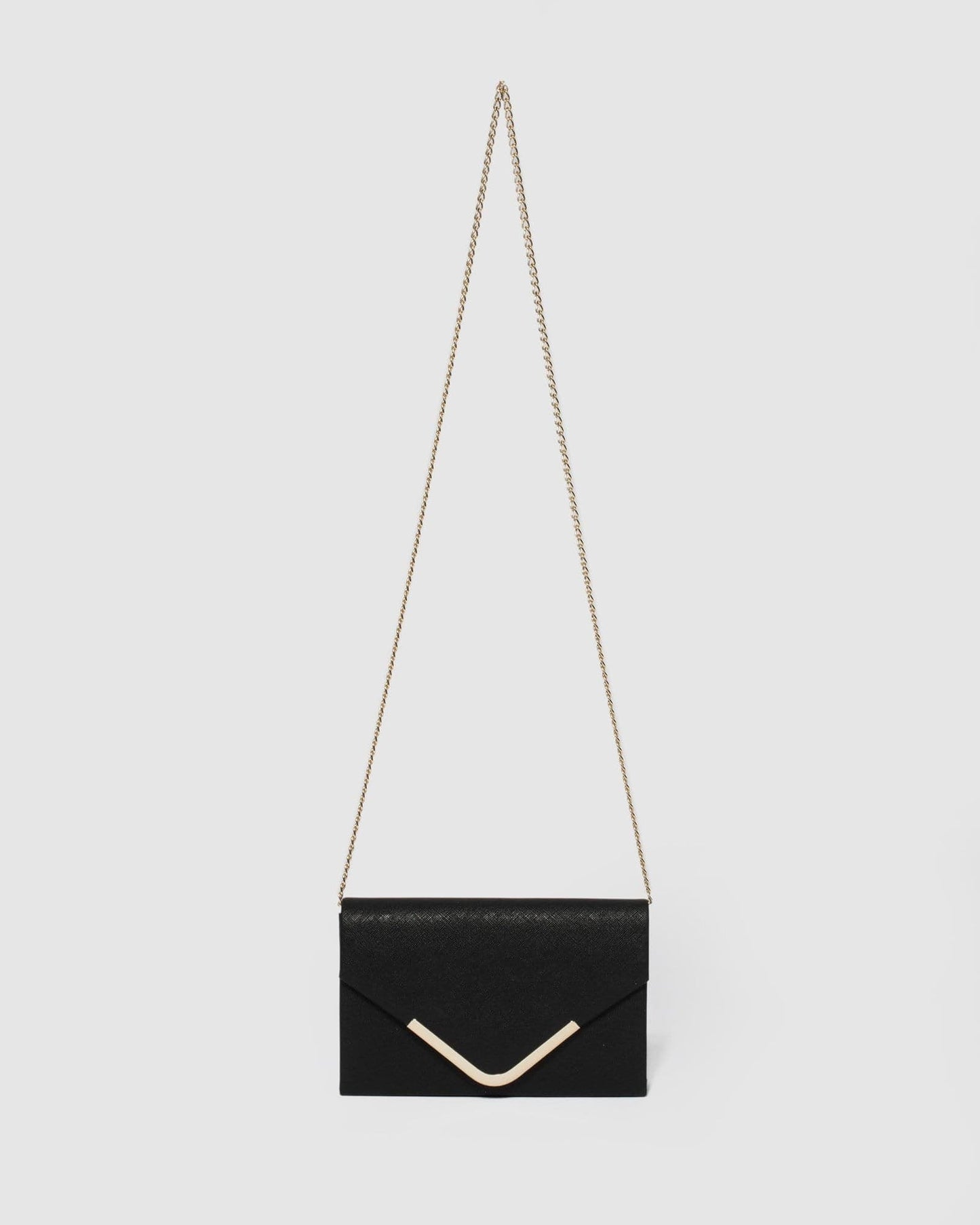 Colette by Colette Hayman Lila Envelope Clutch Bag (Black)