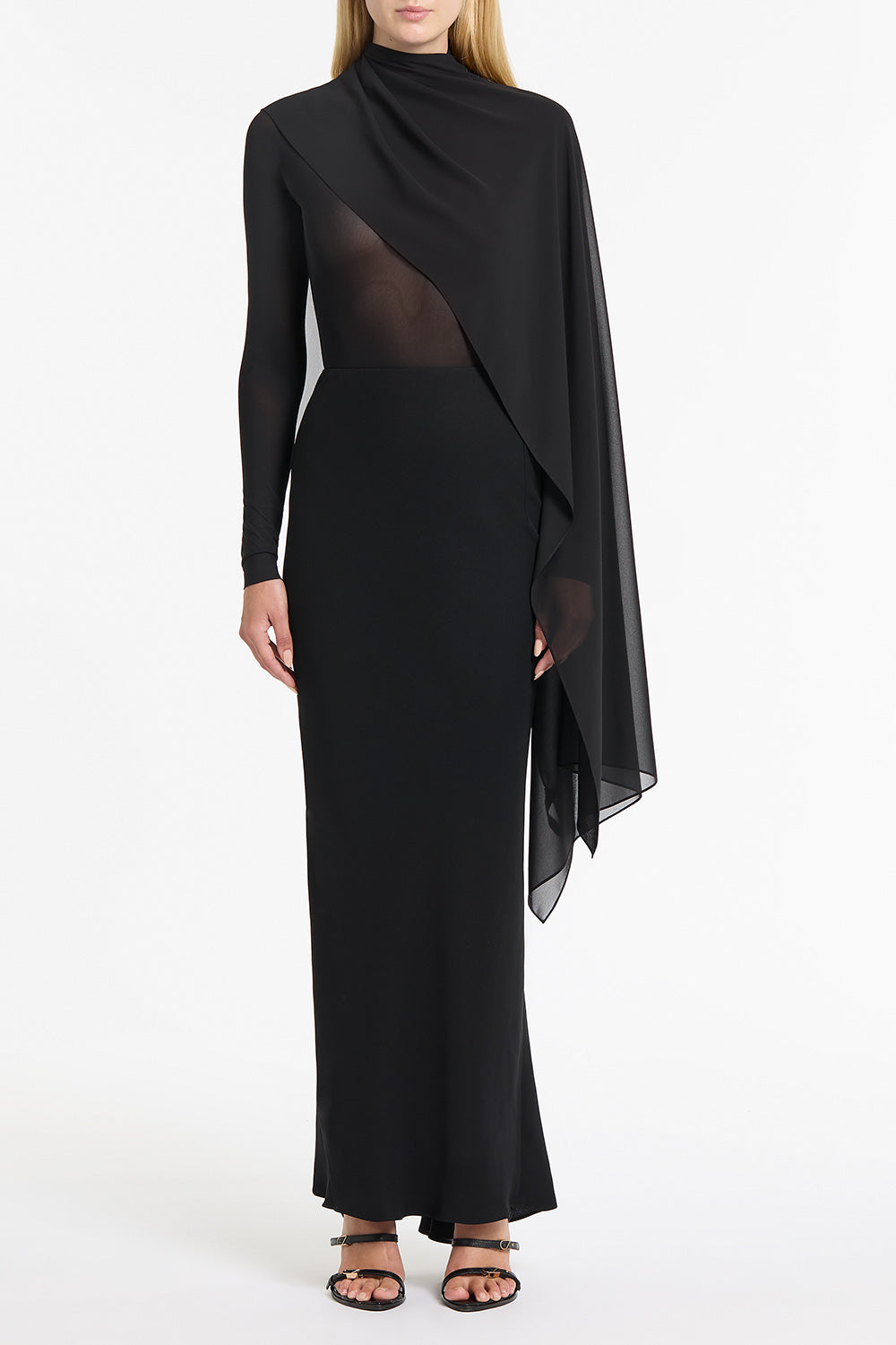 Carla Zampatti Ombra Mesh Bodysuit (Black)
