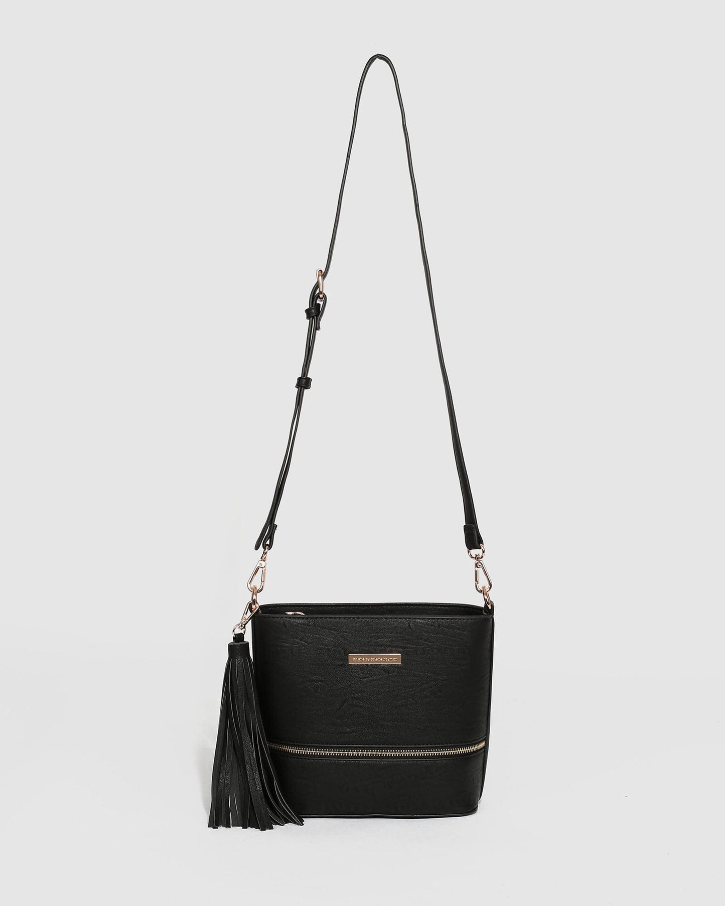 Colette by Colette Hayman Pia Tassel Crossbody Bag (Black)