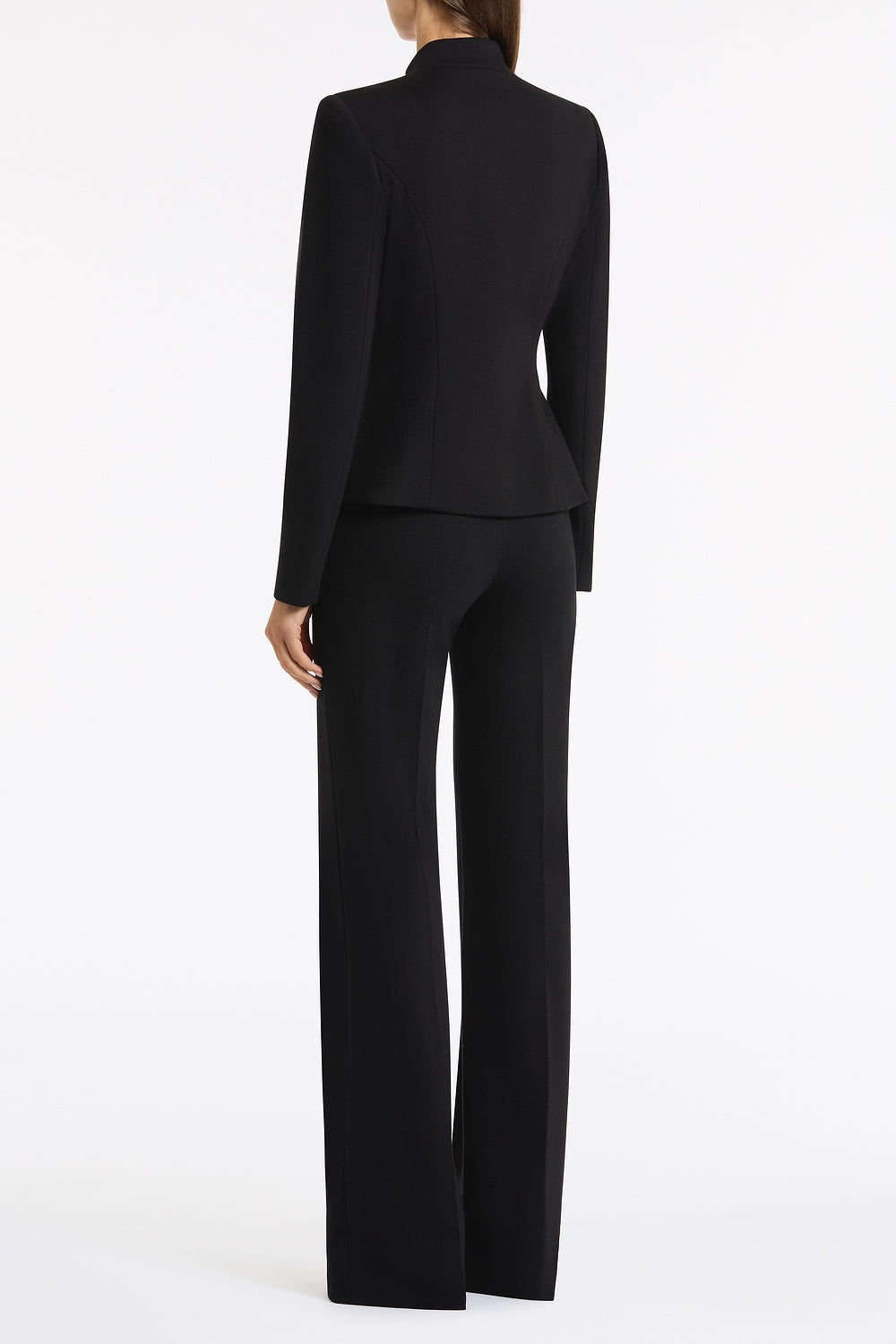 Carla Zampatti Ponte Zip Front Jacket (Black)