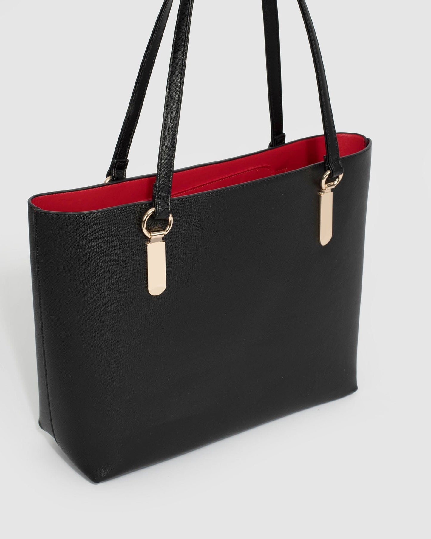 Colette by Colette Hayman & Red Angelina Tote Bag (Black)