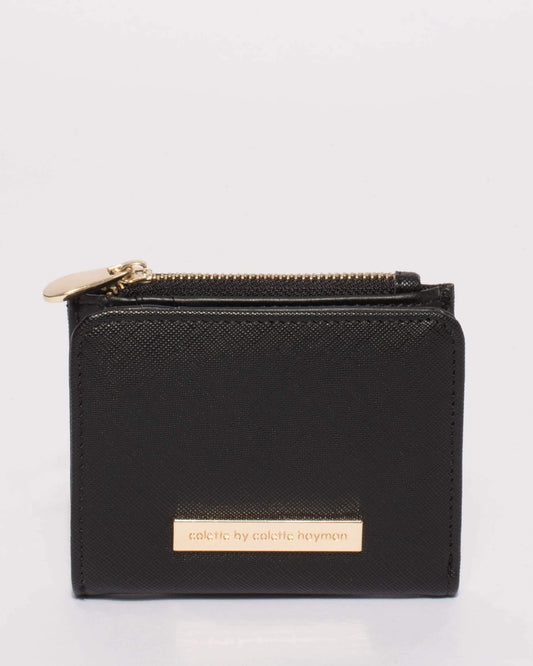 Colette And Gold Han Mini Wallet (Black)