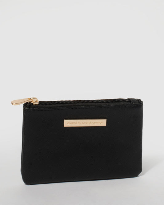 Colette And Gold Sia Coin Purse (Black)