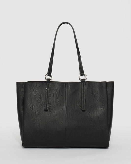 Colette by Colette Hayman Stacey Ring Tote Bag (Black)