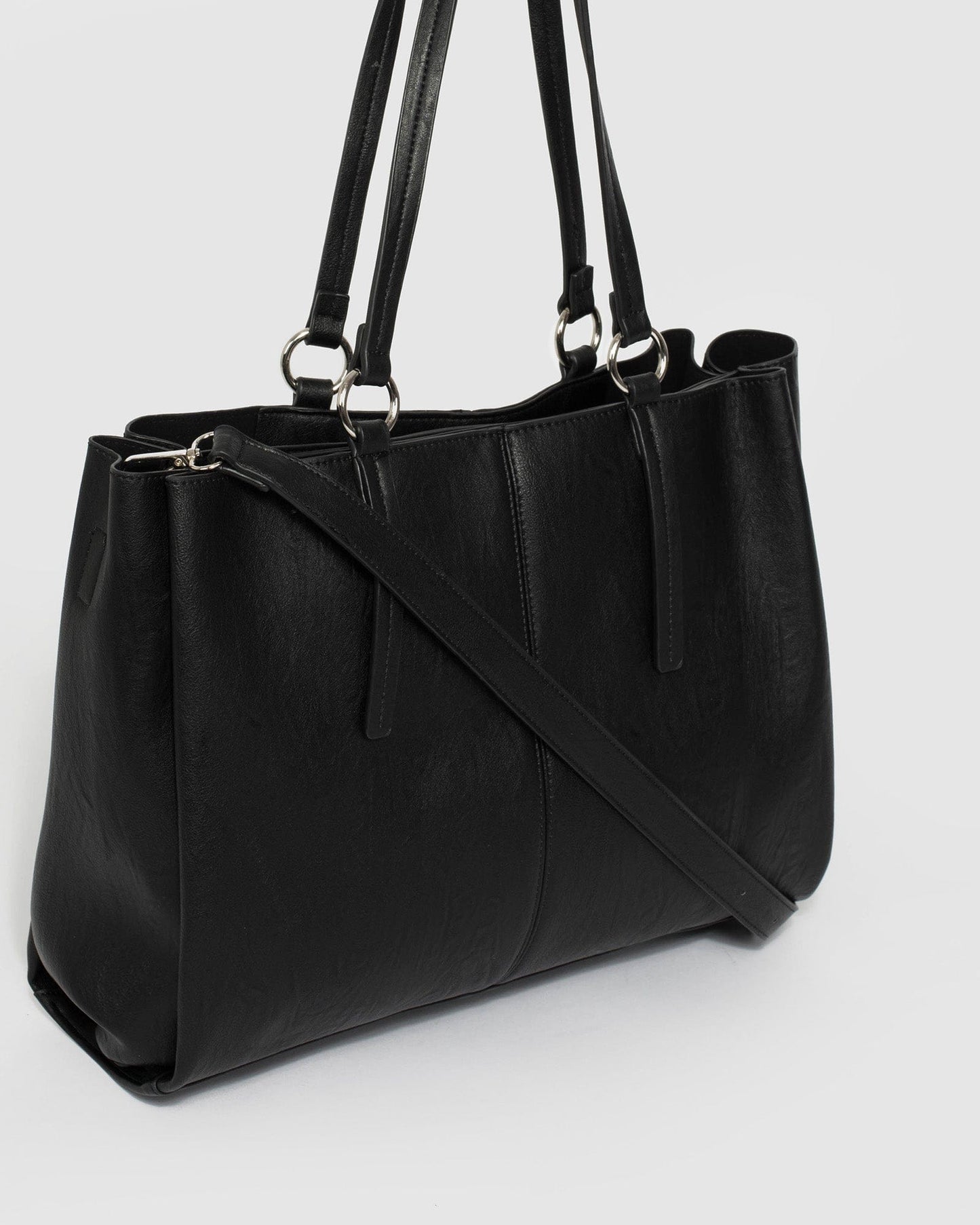 Colette by Colette Hayman Stacey Ring Tote Bag (Black)