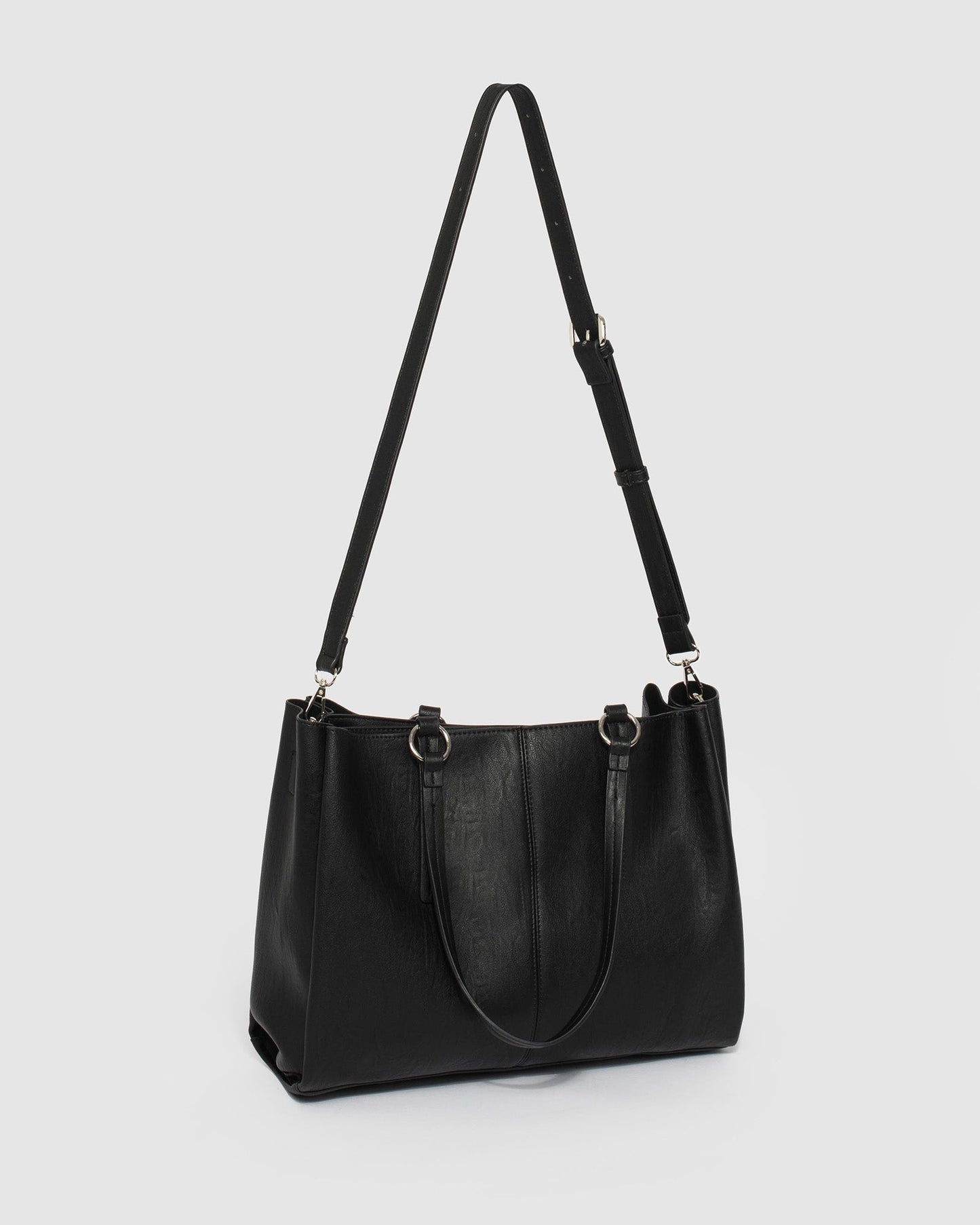 Colette by Colette Hayman Stacey Ring Tote Bag (Black)