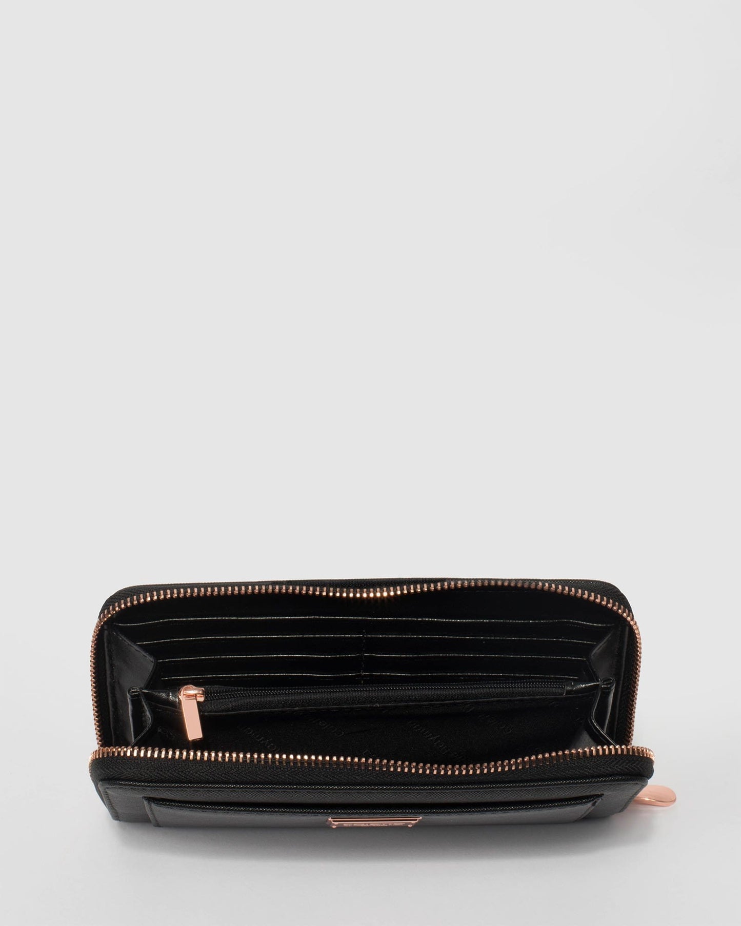 Colette by Colette Hayman And Rose Gold Tarryn Wallet (Black)