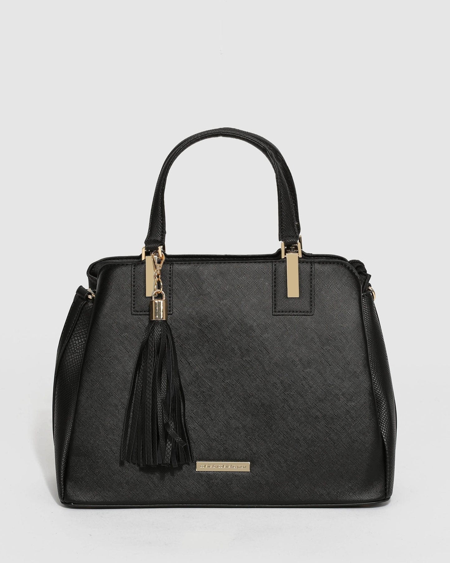 Colette by Colette Hayman Toni Tassel Tote Bag (Black)