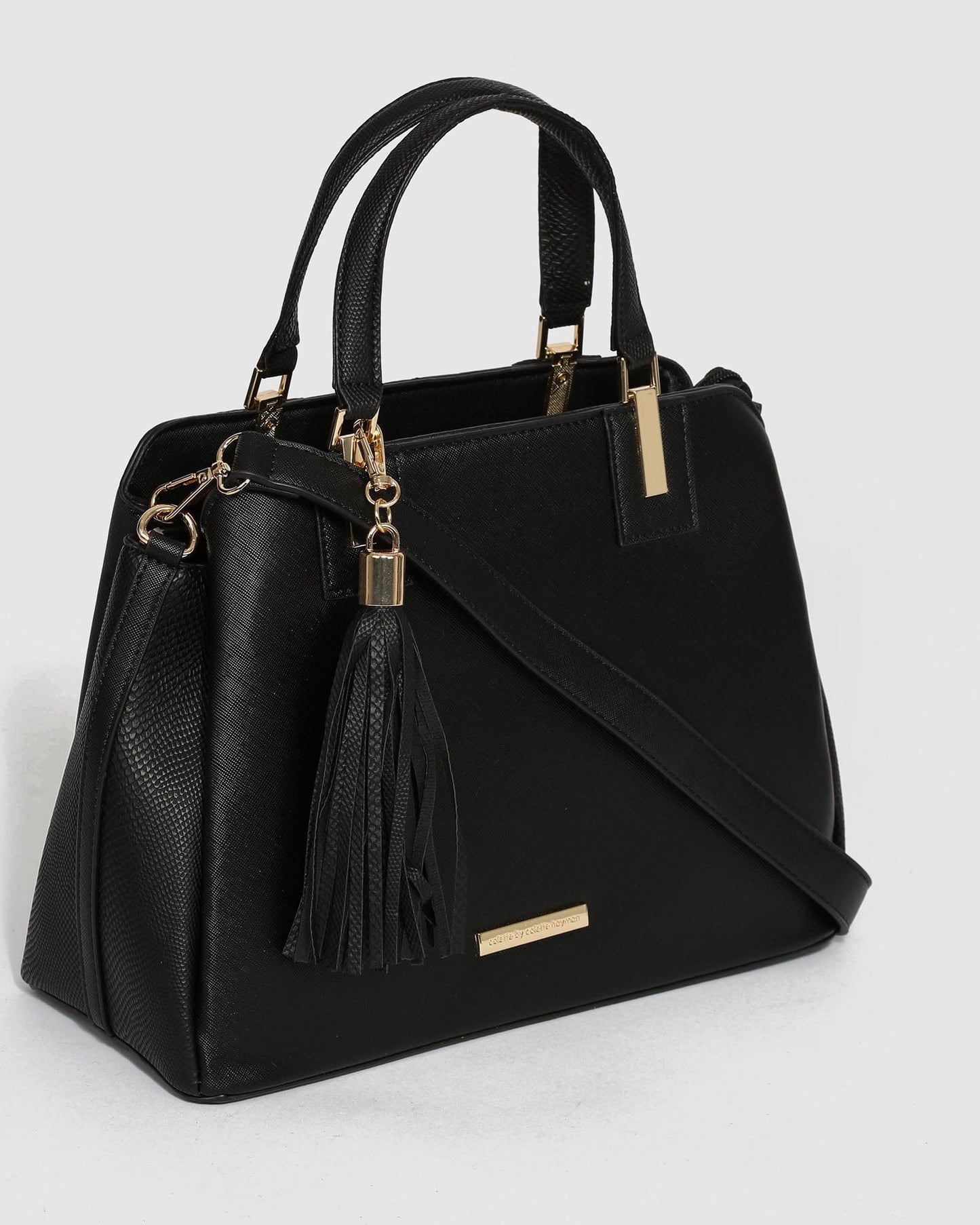 Colette by Colette Hayman Toni Tassel Tote Bag (Black)